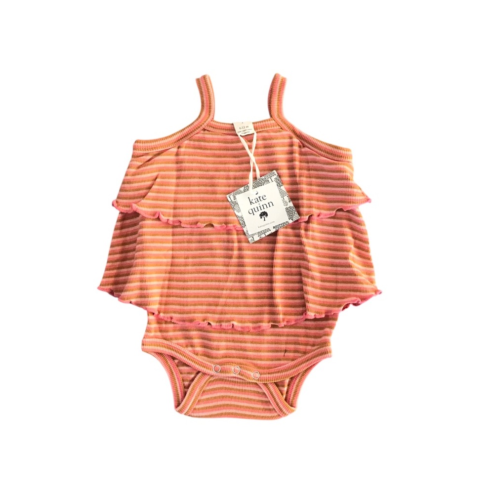 🆕 Kate Quinn Organic Ribbed Stripe Romper